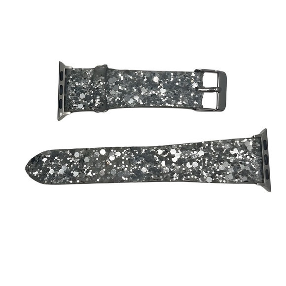 Sparkle and Shine: Glitter‎ Watch Band for Apple iWatch 38mm/40mm - Picture 1 of 7